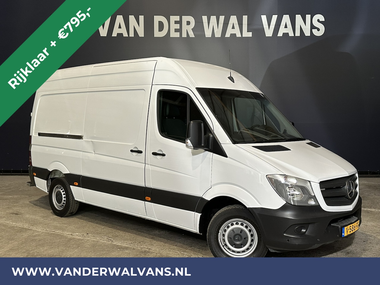 Mercedes-Benz Sprinter - 316 CDI 163 pk L2H2 Euro6 RIJKLAAR Airco | 2800kg Trekhaak | Cruisecontrol | Parkeersensor - AutoWereld.nl