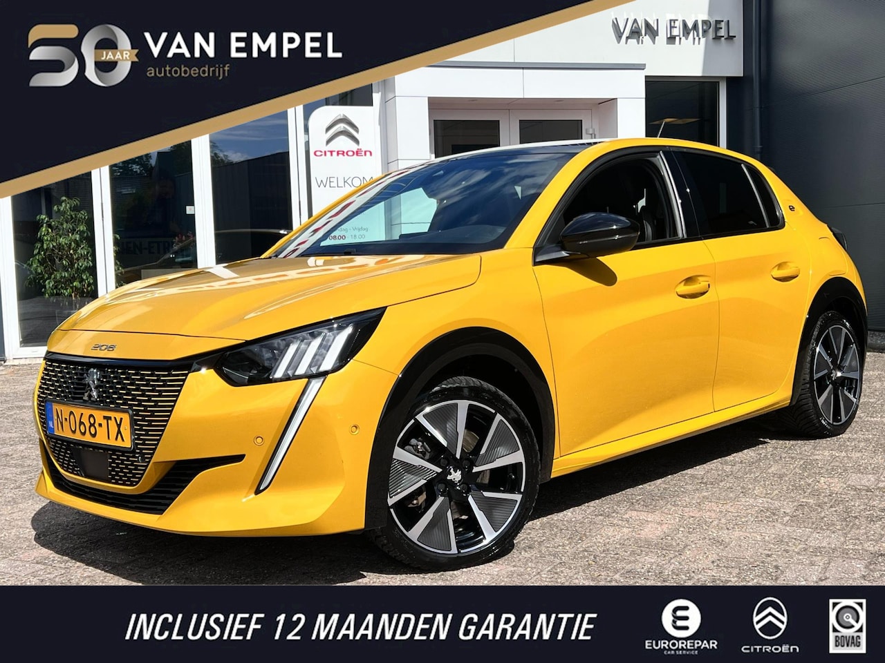 Peugeot e-208 - EV GT Pack 50 kWh 3-Fase | Panoramadak | NL-auto | SOH 91% | - AutoWereld.nl