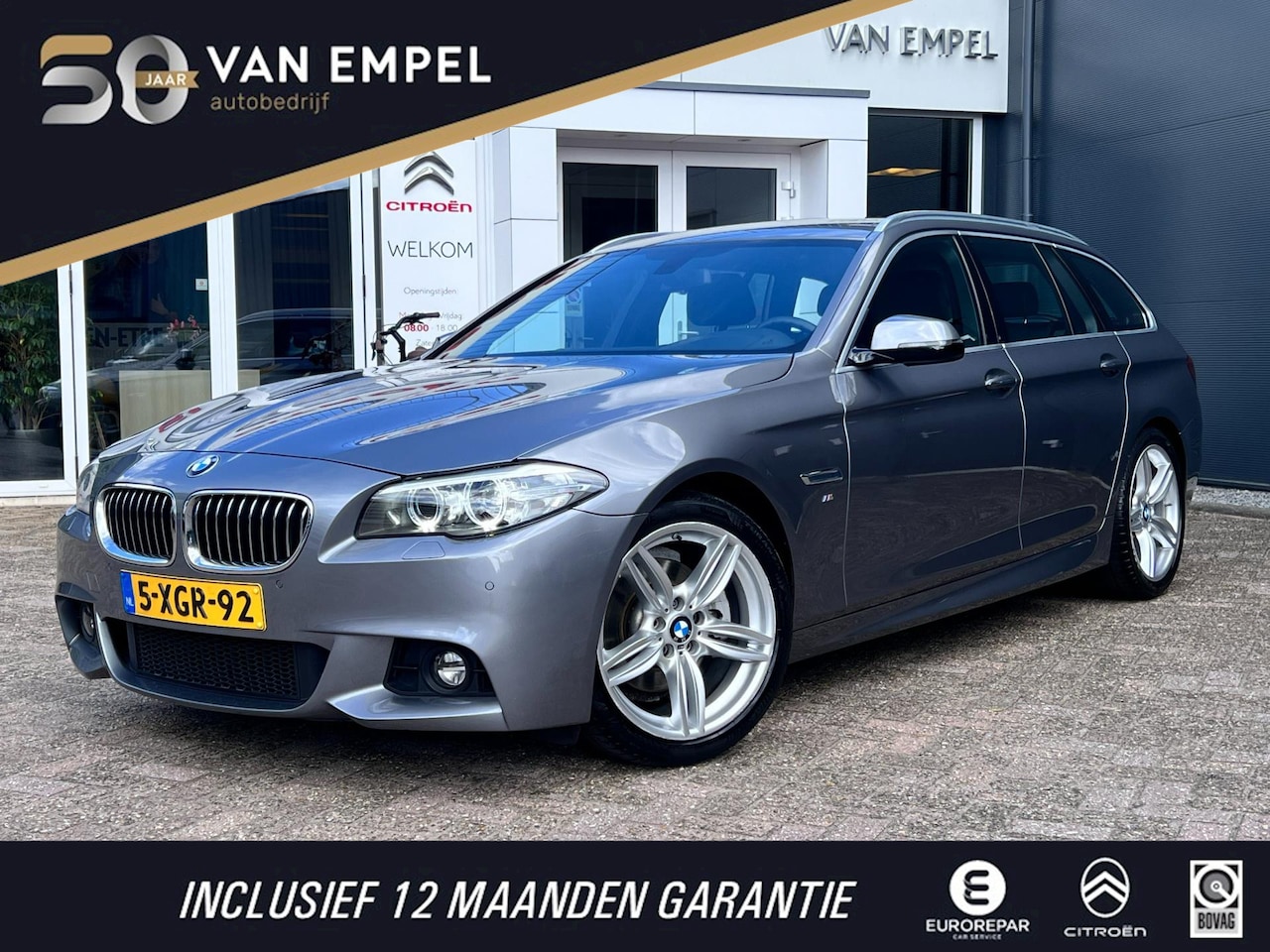 BMW 5-serie Touring - 520i Executive Automaat | Trekhaak | NL-auto | - AutoWereld.nl