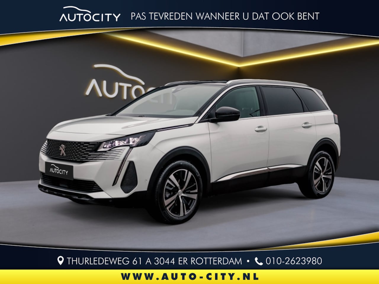 Peugeot 5008 - 5008 1.2 PureTech 130 GT Line 7p Adaptive l Camera l Blindspot - AutoWereld.nl