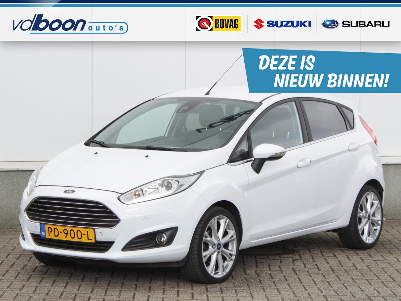 Ford Fiesta - 1.0 EcoBoost Titanium | Navi | Cruise | Clima | Camera| Lm-Velgen - AutoWereld.nl