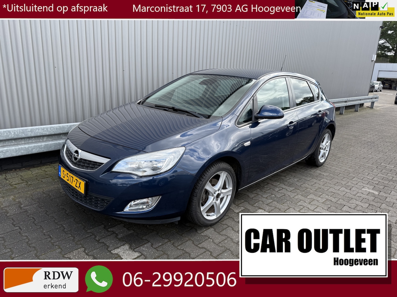Opel Astra - 1.4 Turbo Edition 111Dkm. A/C, CC, Stoelvw, LM, Trekh, z.g.a.n. APK – Inruil Mogelijk – - AutoWereld.nl