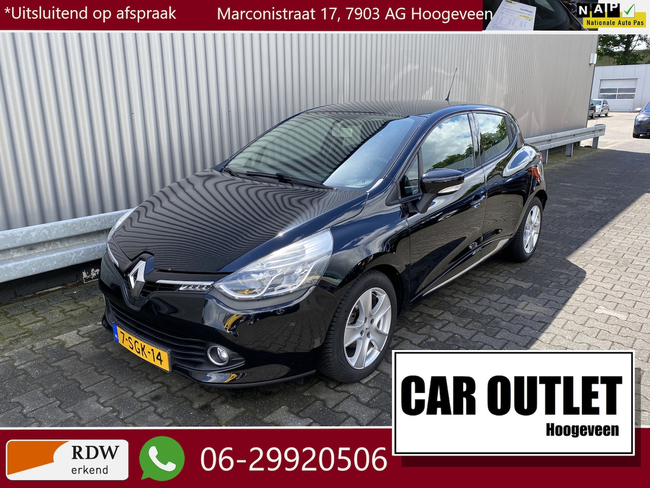 Renault Clio - 0.9 TCe Expression 0.9 TCe Expression 5-Drs, A/C, Navi, Bluetooth, CC, PDC, LM, nw. APK – Inruil Mogelijk – - AutoWereld.nl