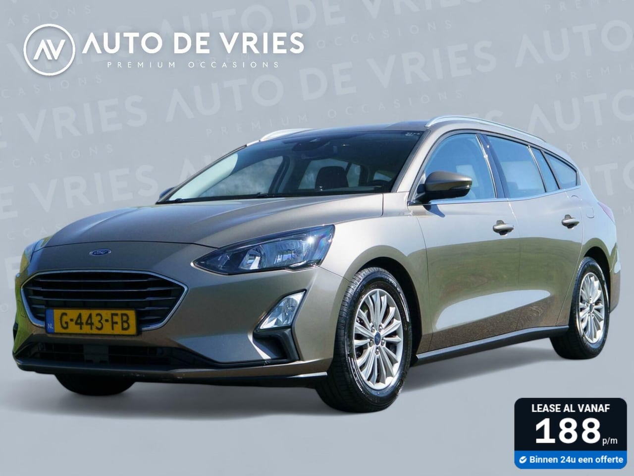 Ford Focus Wagon - 1.0 EcoBoost 125pk Automaat Titanium Business | Navigatie | Winterpakket | Adaptive cruise - AutoWereld.nl