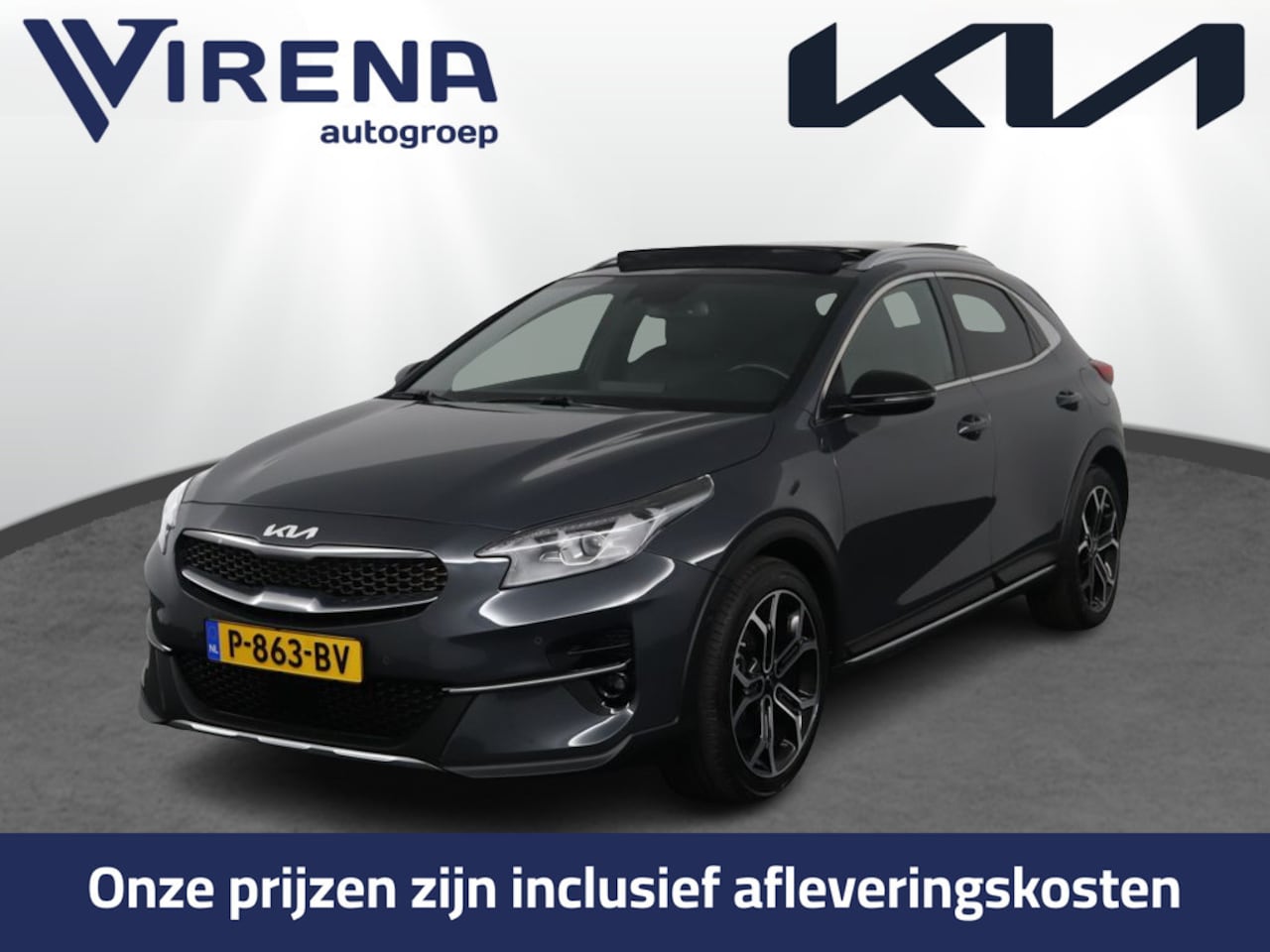 Kia XCeed - 1.5 T-GDI MHEV Black Edition utomaat - glazen schuif-/kanteldak - Cruise control adaptief - AutoWereld.nl