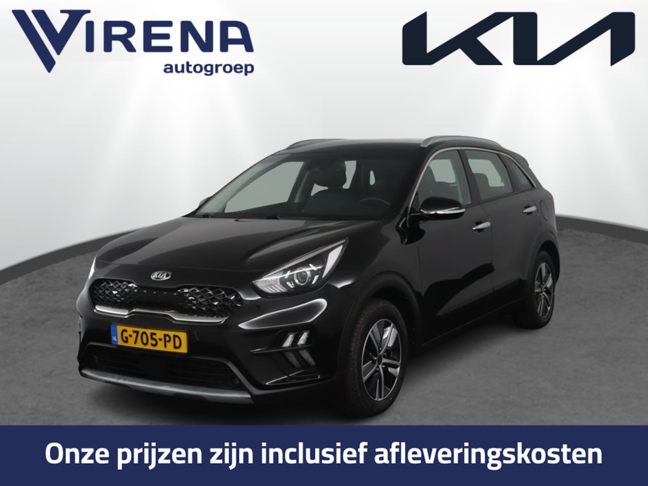 Kia Niro - 1.6 GDi Hybrid DynamicLine - Airco - Navigatie - Camera - Fabrieksgarantie t/m 6-11-2029 - AutoWereld.nl