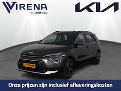 Kia Niro - 1.6 GDi Hybrid DynamicPlusLine Parkeersensoren voor & achter - Lederen interieur - Schuif