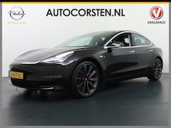 Tesla Model 3 - Performance 513pk 0-100kmh in 3, 4 sec. 20"lm FSD-3 computer AutoPilot Carbon-Spoiler Prem