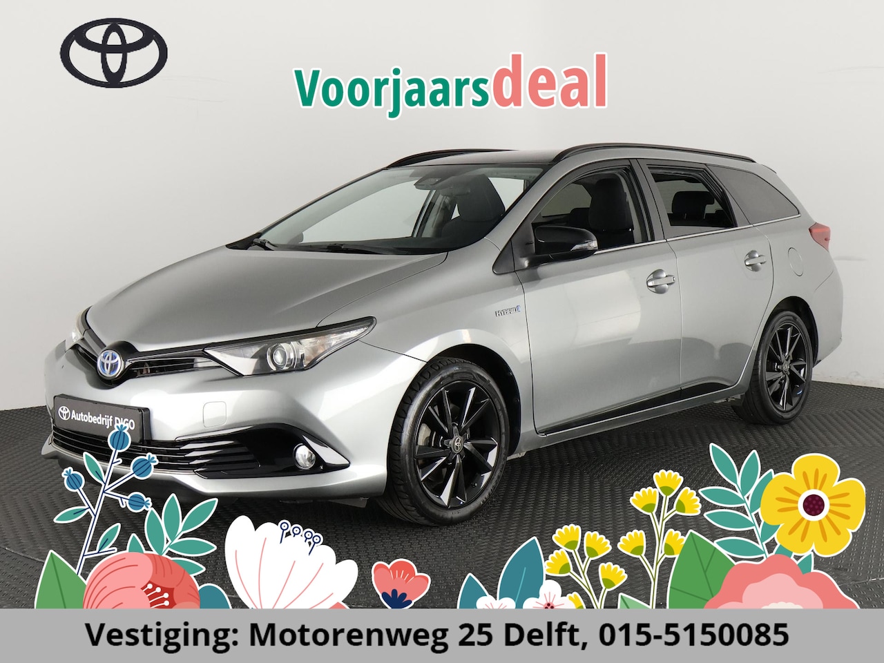 Toyota Auris Touring Sports - 1.8 HYBRID DYNAMIC ULTIMATE AUTOMAAT CLIMA.CRUISE.BLACKLINE VELG GARANTIE TOT 5-2028* - AutoWereld.nl