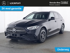 Mercedes-Benz C-klasse Estate - 300 e AMG AMG Nightpakket | Trekhaak | Alarm | Memory | Distronic | 360° camera | Car PLay