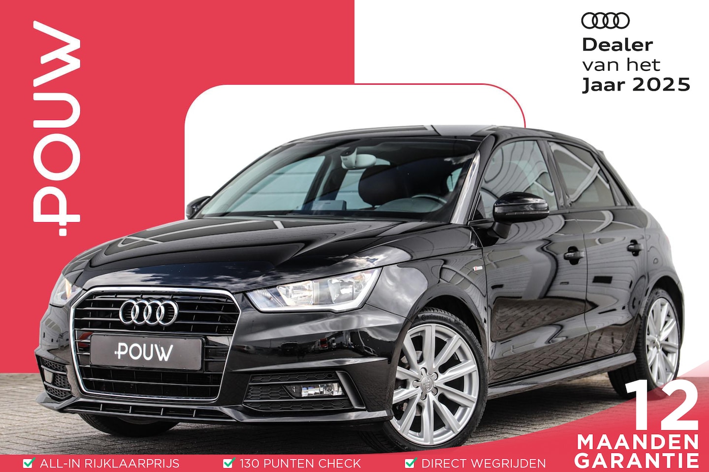 Audi A1 Sportback - 1.0 TFSI 95pk S-tronic Adrenalin S-Line | Stoelverwarming | MMI Navigatie - AutoWereld.nl