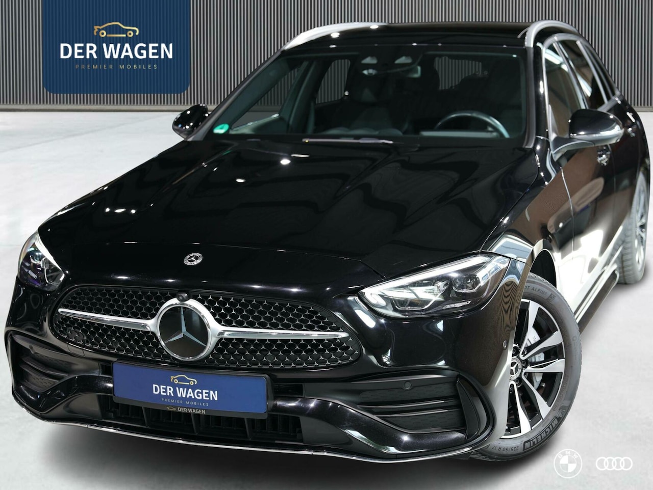 Mercedes-Benz C-klasse - C300e C300e AMG LINE / PANODAK / ACC / 360CAM / AMBIENTE / 17" - AutoWereld.nl