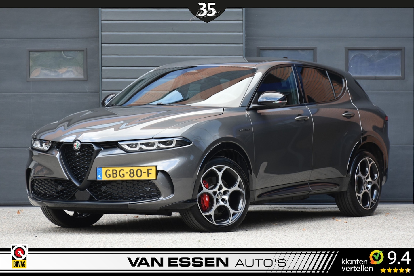 Alfa Romeo Tonale - 1.5T Hybrid Veloce Leder 360-Camera Stoelkoeling ACC Keyless NL-Auto! - AutoWereld.nl