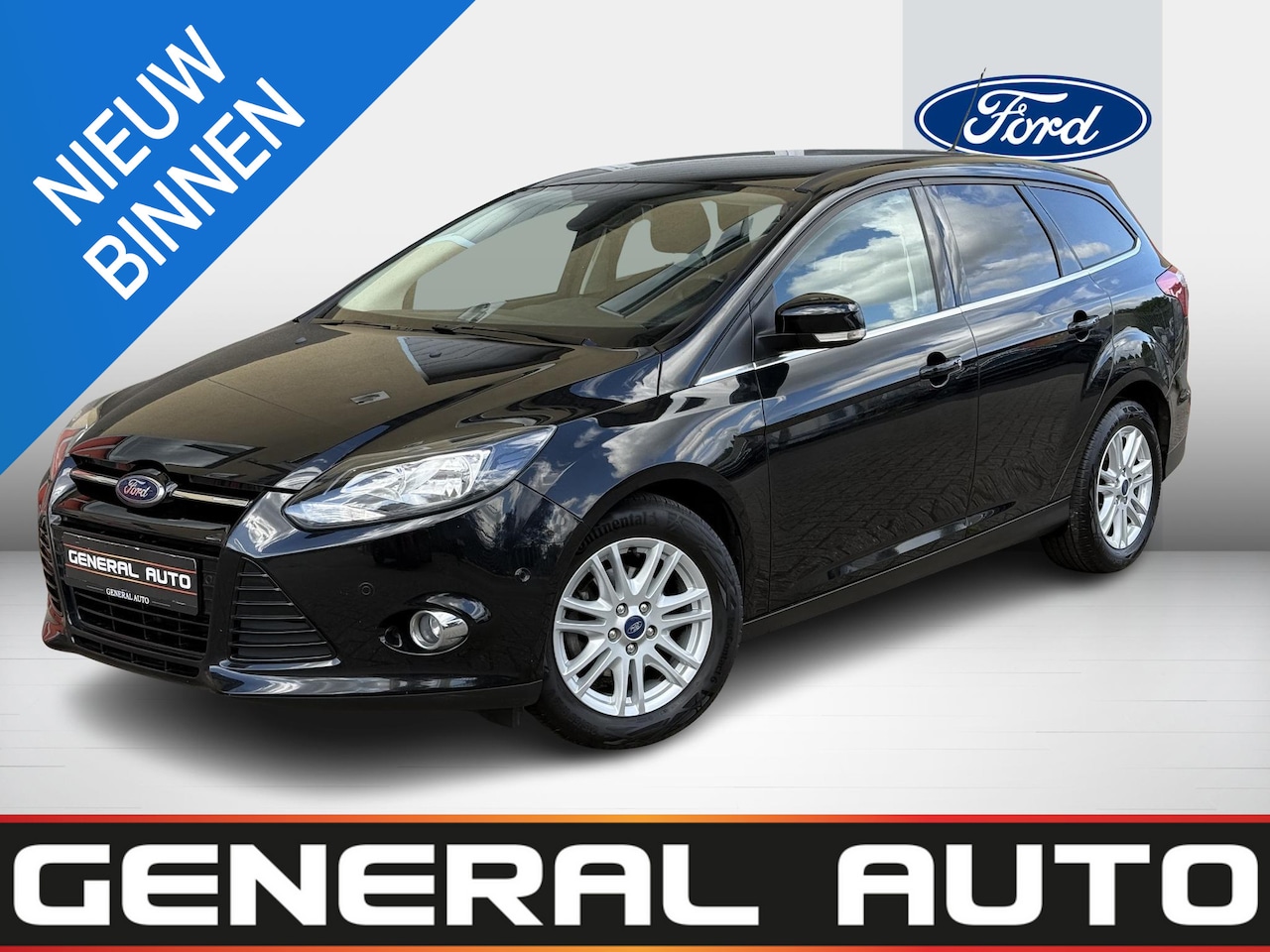 Ford Focus Wagon - 1.0 Turbo Eco Titanium, Navi, NEW DistributieRiem - AutoWereld.nl