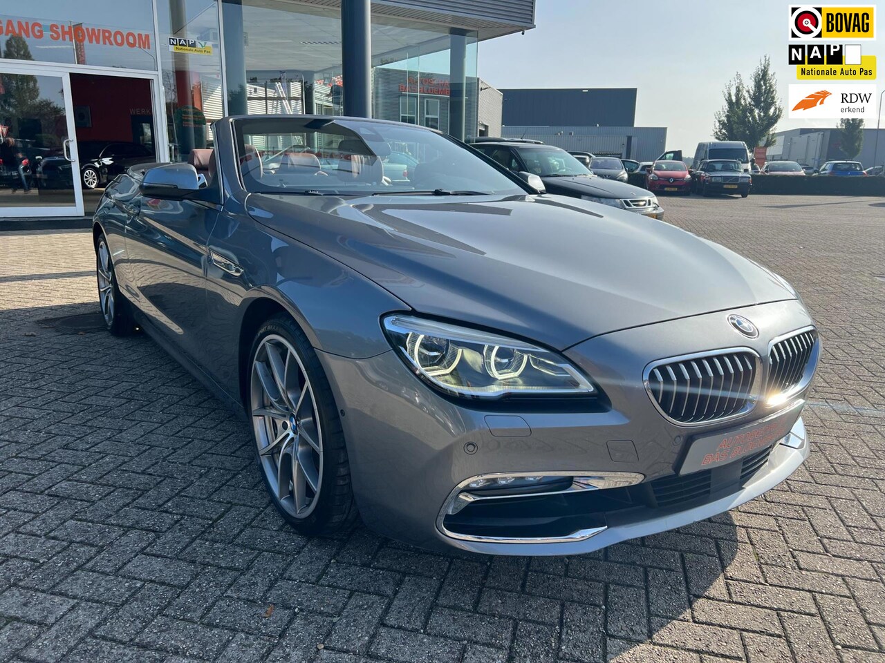 BMW 6-serie Cabrio - 640xi 640xi, Automaat, Leer, Navigatie, lane assist, bots assist, etc etc. - AutoWereld.nl