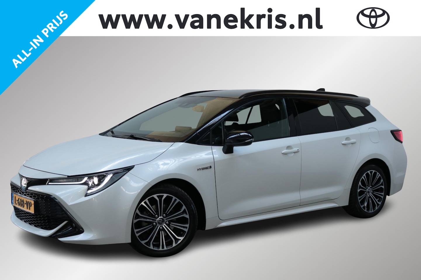 Toyota Corolla Touring Sports - 1.8 Hybrid Dynamic Bi-Tone Limited, Elek Achterklep, Stoel & Stuur verwarming, 17" velgen, - AutoWereld.nl