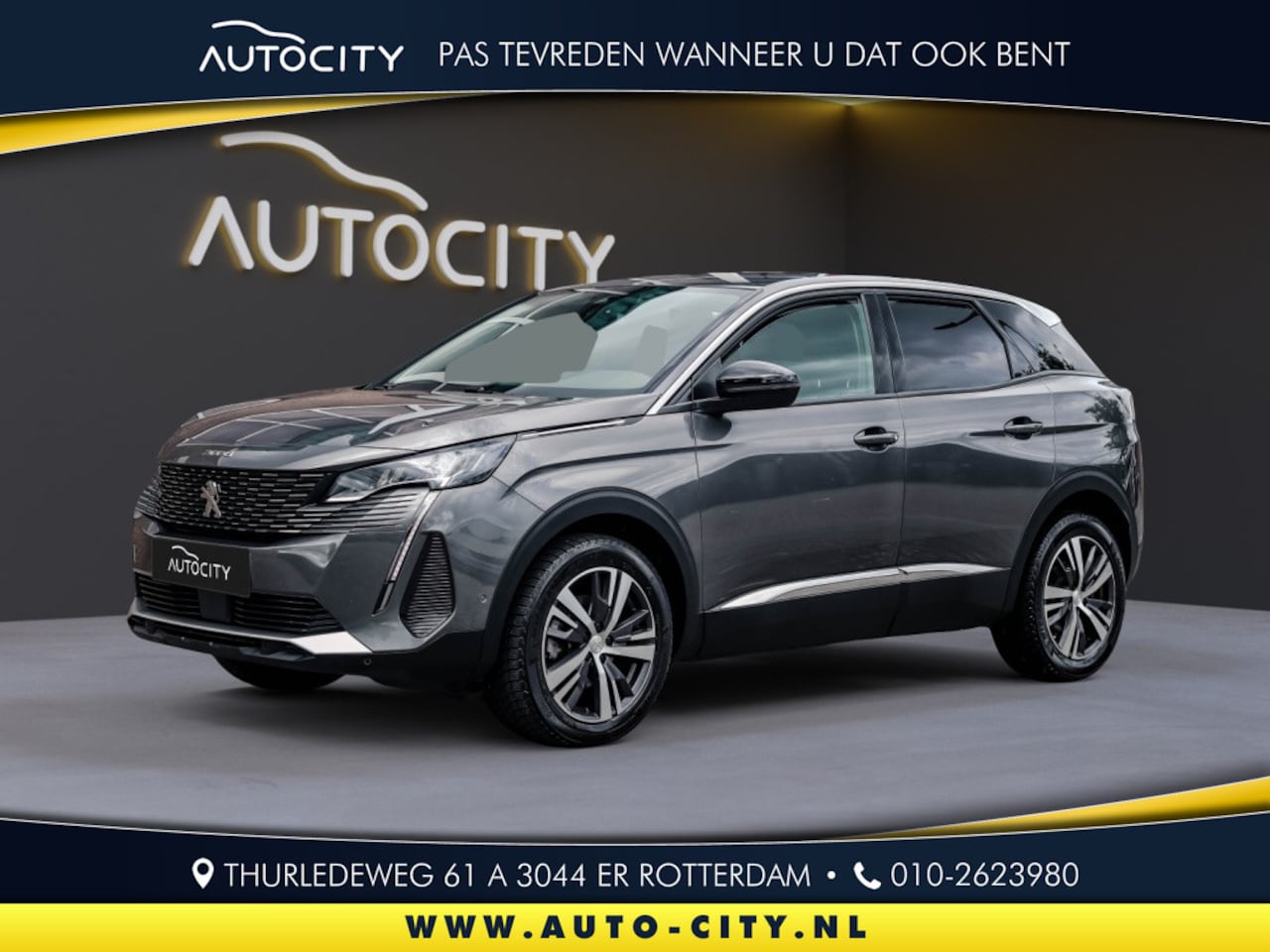 Peugeot 3008 - 3008 1.2 PureTech 130 Allure Pack Camera l Keyless l Navi - AutoWereld.nl