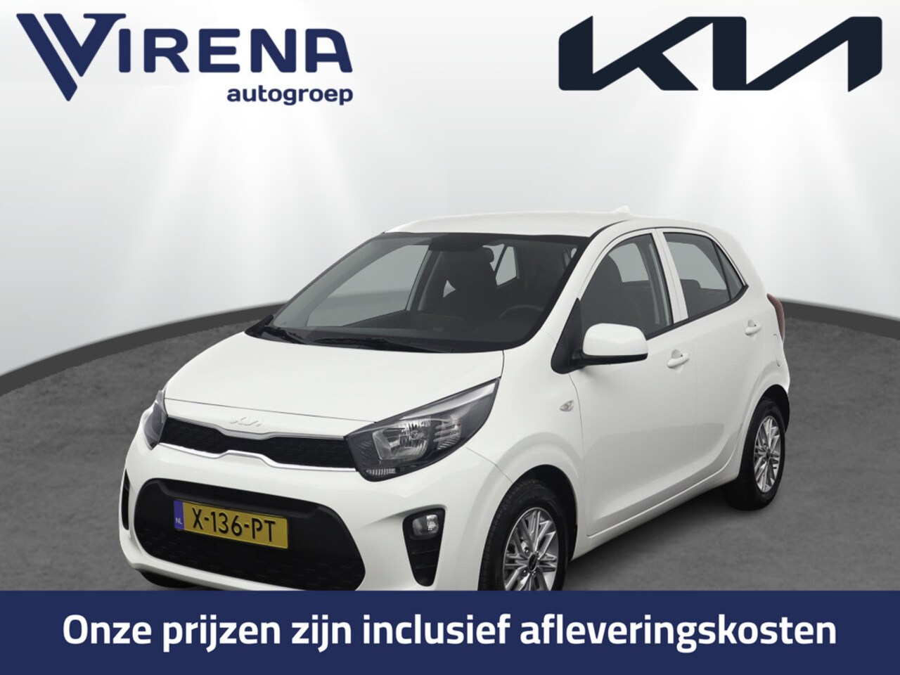 Kia Picanto - 1.0 DPi DynamicLine - Airco - Apple Carplay/Android Auto - Cruise Control - Fabrieksgarant - AutoWereld.nl
