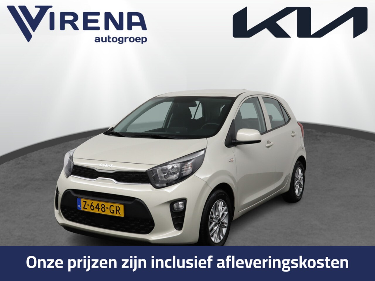 Kia Picanto - 1.0 DPi DynamicLine - Airco - Android/Apple Carplay - Cruise Control - Lichtmetalen Velgen - AutoWereld.nl