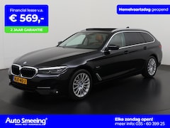 BMW 5-serie Touring - 530e xDrive High Executive | Panoramadak | Bruin Leder | Trekhaak | Zondag Open
