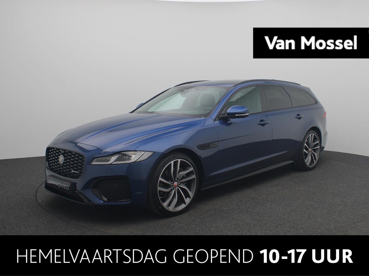 Jaguar XF Sportbrake - P250 R-Dynamic SE | Fabrieksgarantie tot 2027 | 1e Eigenaar | Driver Assist Pack | Black P - AutoWereld.nl