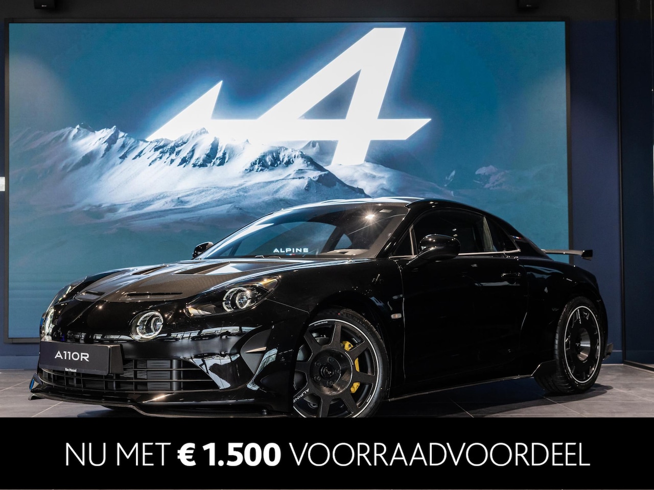 Alpine A110 - 1.8 Turbo R 300PK | FOCAL PREMIUM | CARPLAY  | CARBON WIELEN/MOTORKAP/SKIRTS/ DAK/DIFFUSER - AutoWereld.nl