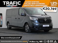 Renault Trafic - 2.0 dCi EDC 170pk T29 L2H1 Extra DC | Anniversary | Sidebars | Zwarte logo's | Glasslook |