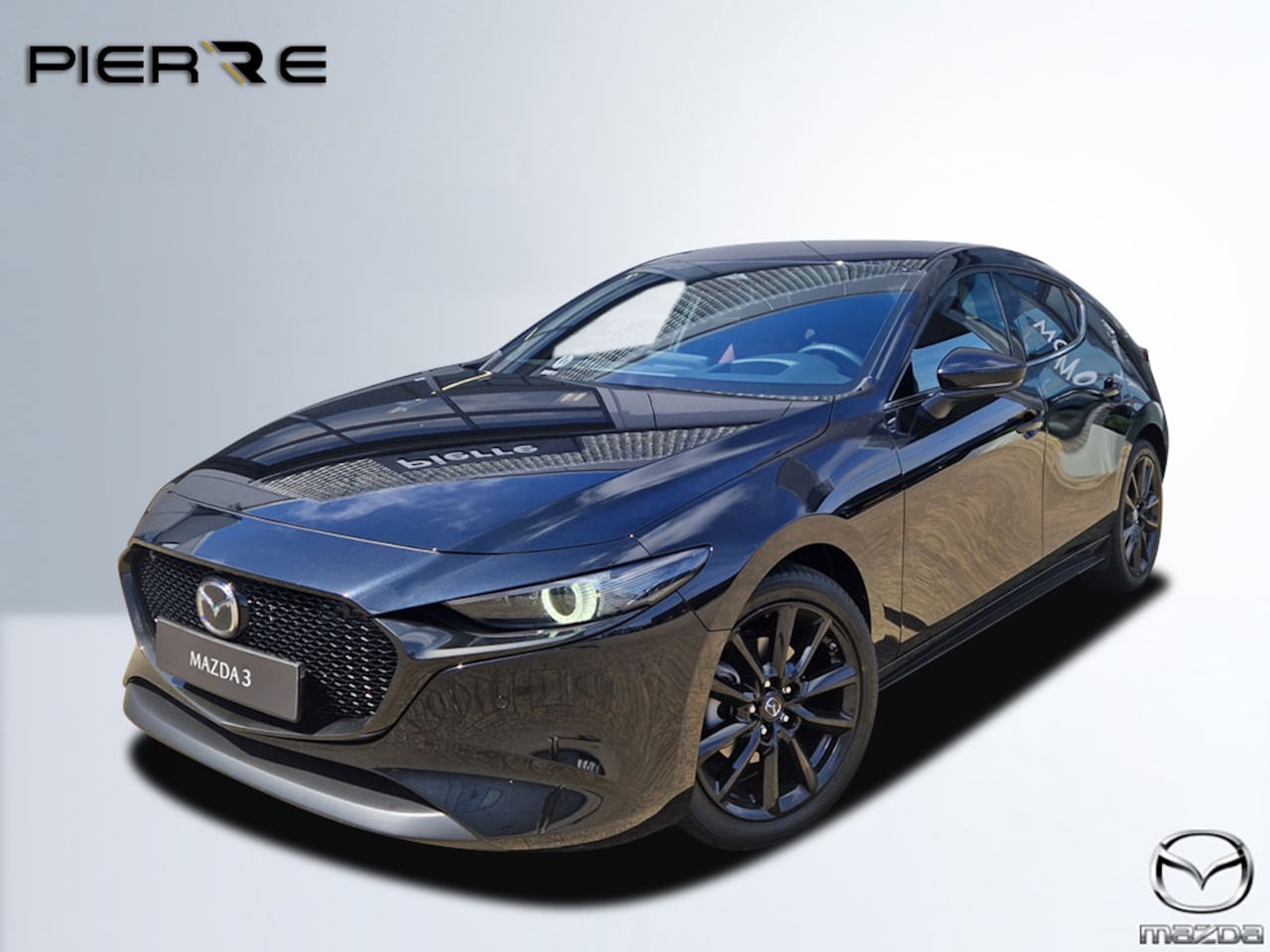 Mazda 3 - 2.0 e-SkyActiv-X M Hybrid 186 Takumi | Dieprood leder | 18-inch velgen | - AutoWereld.nl