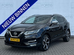 Nissan Qashqai - 1.2 Tekna + LUXE LEDER | CAMERA | TREKHAAK | PANO
