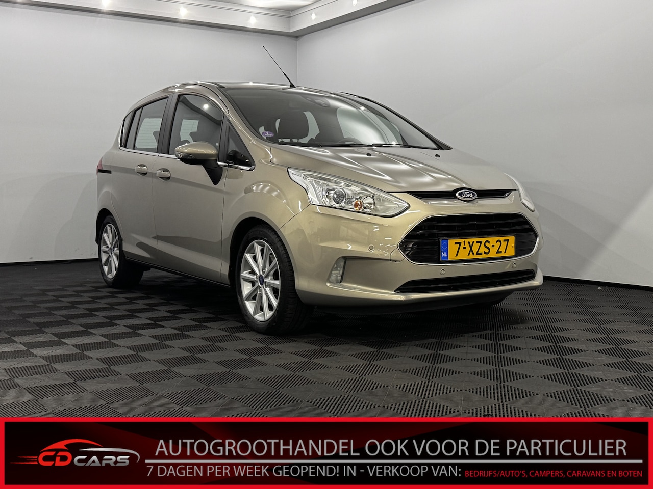 Ford B-Max - 1.0 EcoBoost Titanium Clima, Camera, Navi, Cruise control, A start stop, Lichtmetalen velg - AutoWereld.nl