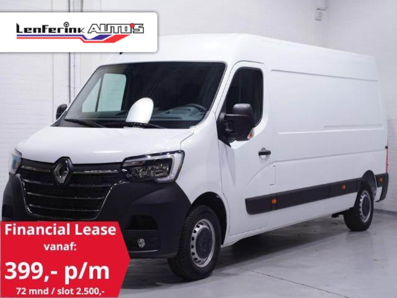 Renault Master - 2.3 DCi 135 pk L3H2 Navi, Camera, BPM vrij Airco, Cruise control, Laadruimte Pakket, PDC V - AutoWereld.nl