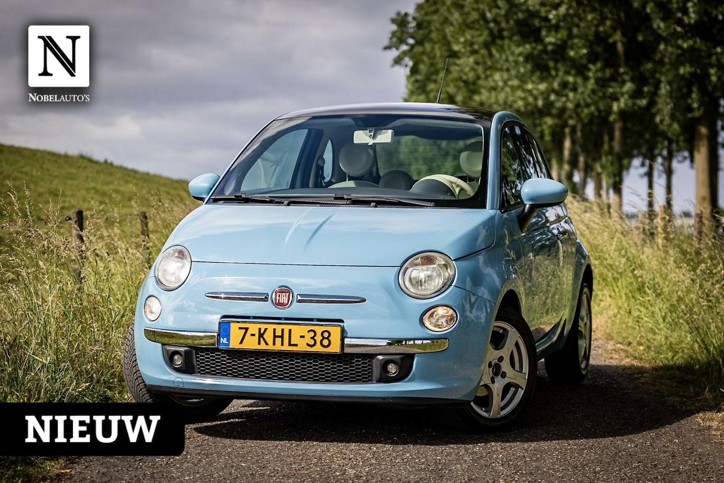 Fiat 500 - 1.2 Lounge | Pano dakje | Nap | LM velgen - AutoWereld.nl