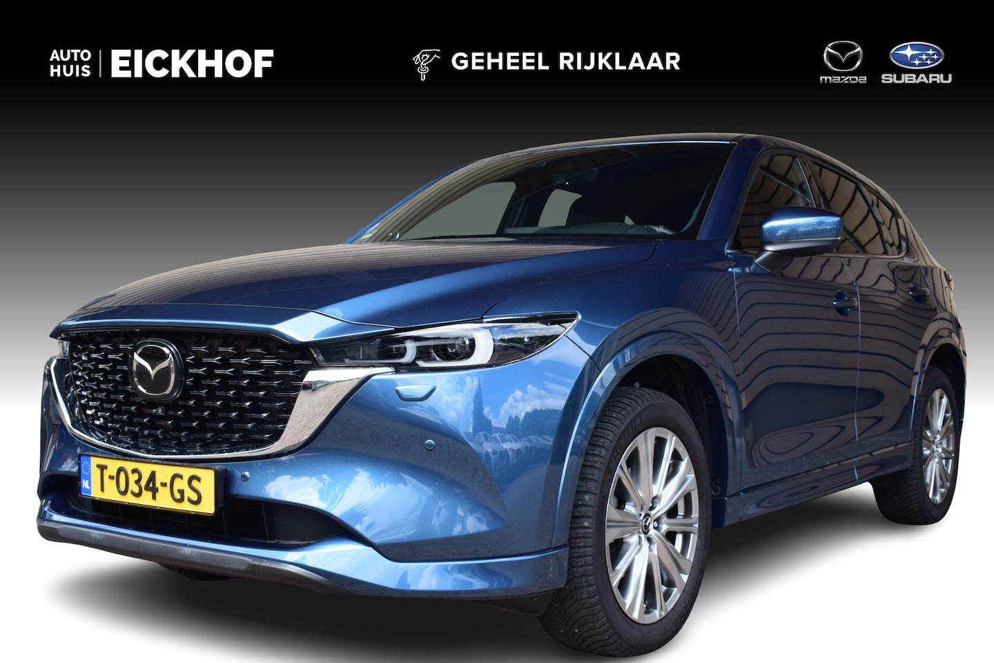 Mazda CX-5 - 2.0 e-SkyActiv-G M Hybrid 165 Takumi - All season banden - Wegklapbare trekhaak - AutoWereld.nl
