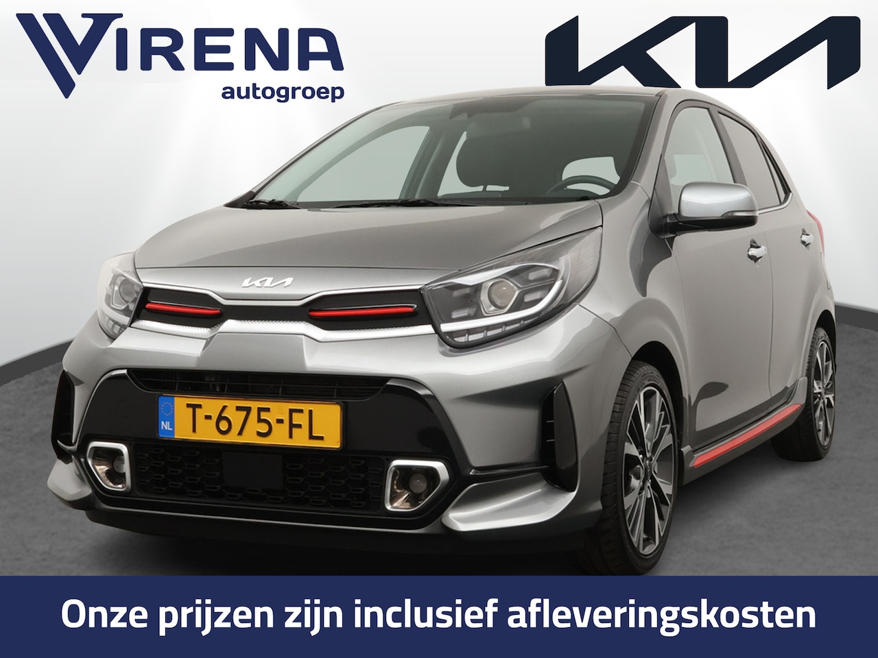 Kia Picanto - 1.0 T-GDi GT-Line 5p 100PK! - Navigatie - Climate Control - Schuif/Kanteldak - Stoel/Stuur - AutoWereld.nl