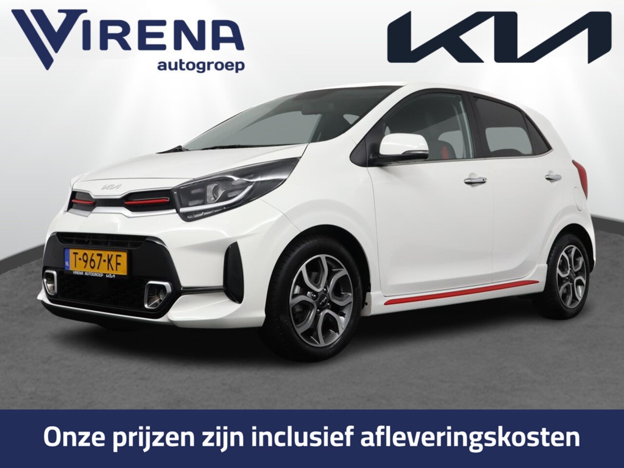 Kia Picanto - 1.0 DPi GT-Line - Navigatie - Cruise Control - Camera - Leder - Keyless - Apple CarPlay/An - AutoWereld.nl