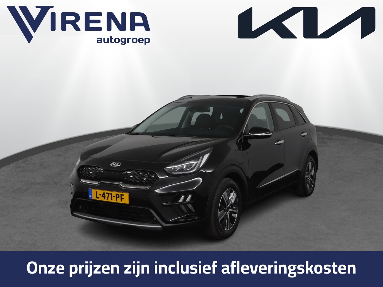 Kia Niro - 1.6 GDi PHEV ExecutiveLine lederen bekleding - Stuur & stoelverwarming - Stoelventilatie - - AutoWereld.nl