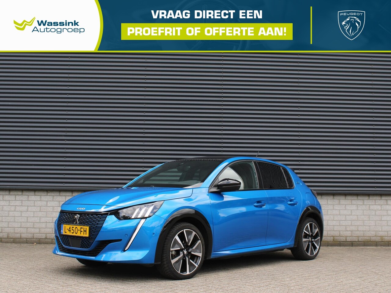 Peugeot e-208 - GT Pack 50kWh 136pk I Panoramadak I Adaptive Cruise Control I Stoelverwarming I Camera I A - AutoWereld.nl
