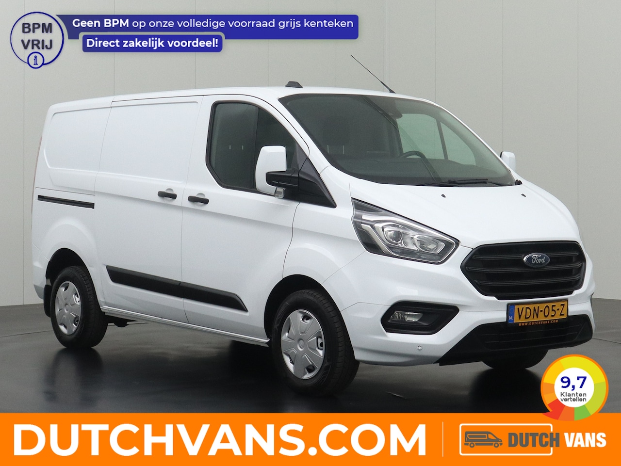 Ford Transit Custom - 2.0TDCI 130PK | Multimedia | Camera | Airco | 3-Persoons - AutoWereld.nl
