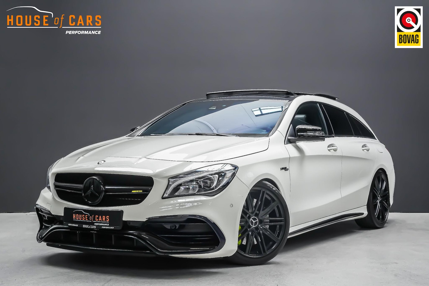 Mercedes-Benz CLA-klasse Shooting Brake - AMG 45 4MATIC Ambition |panoramadak|stage 2|410pk|MBux|sfeerverlichting| - AutoWereld.nl