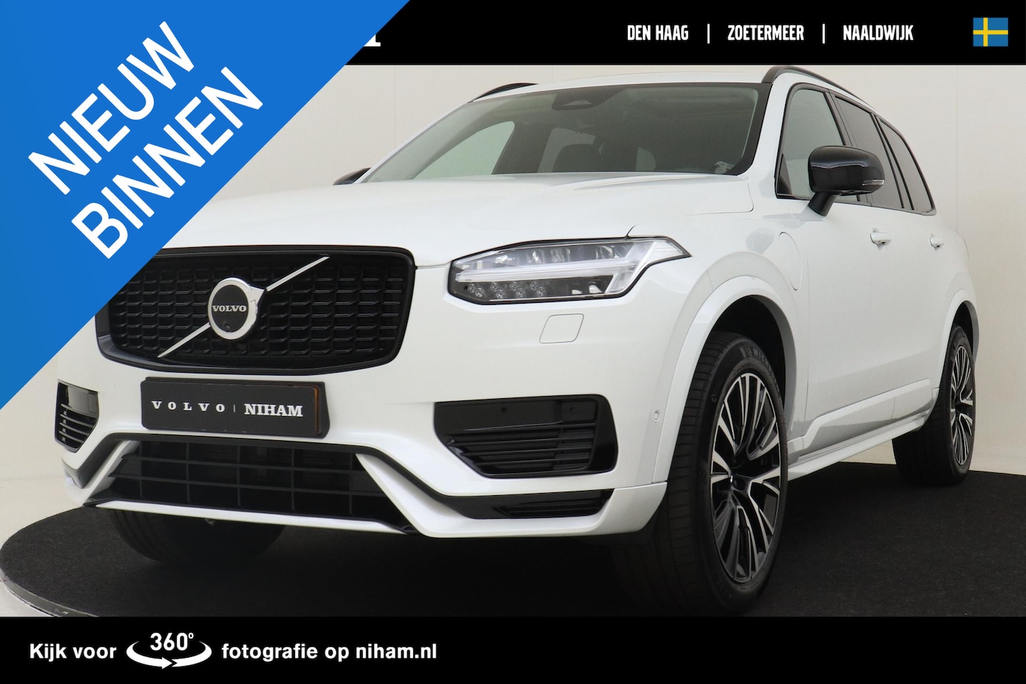 Volvo XC90 - T8 PLUG-IN HYBRID AWD ULTRA DARK -PANO.DAK|LUCHTVERING|GEVENT.LEDER+MASSAGE|HARMAN/KARDON| - AutoWereld.nl