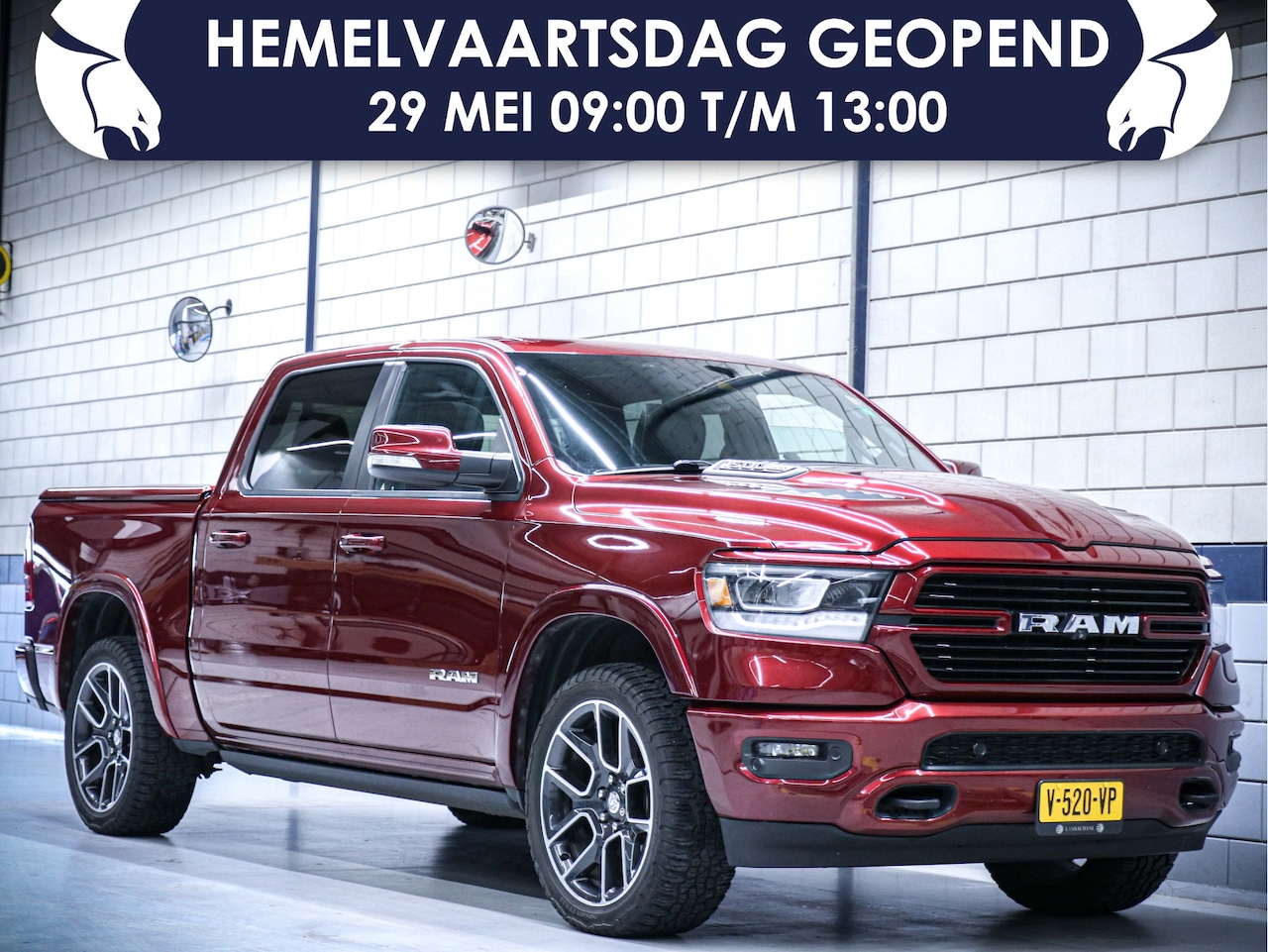 Dodge Ram 1500 - Laramie | Luchtvering + Full Option! | 5.7L HEMI V8 4x4 - AutoWereld.nl