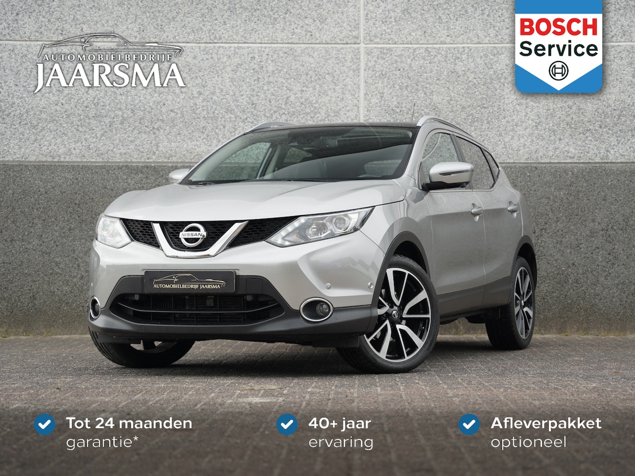 Nissan Qashqai - Tekna 115pk Automaat |Trekhaak |Panoramadak |Leder |Volledige historie | - AutoWereld.nl