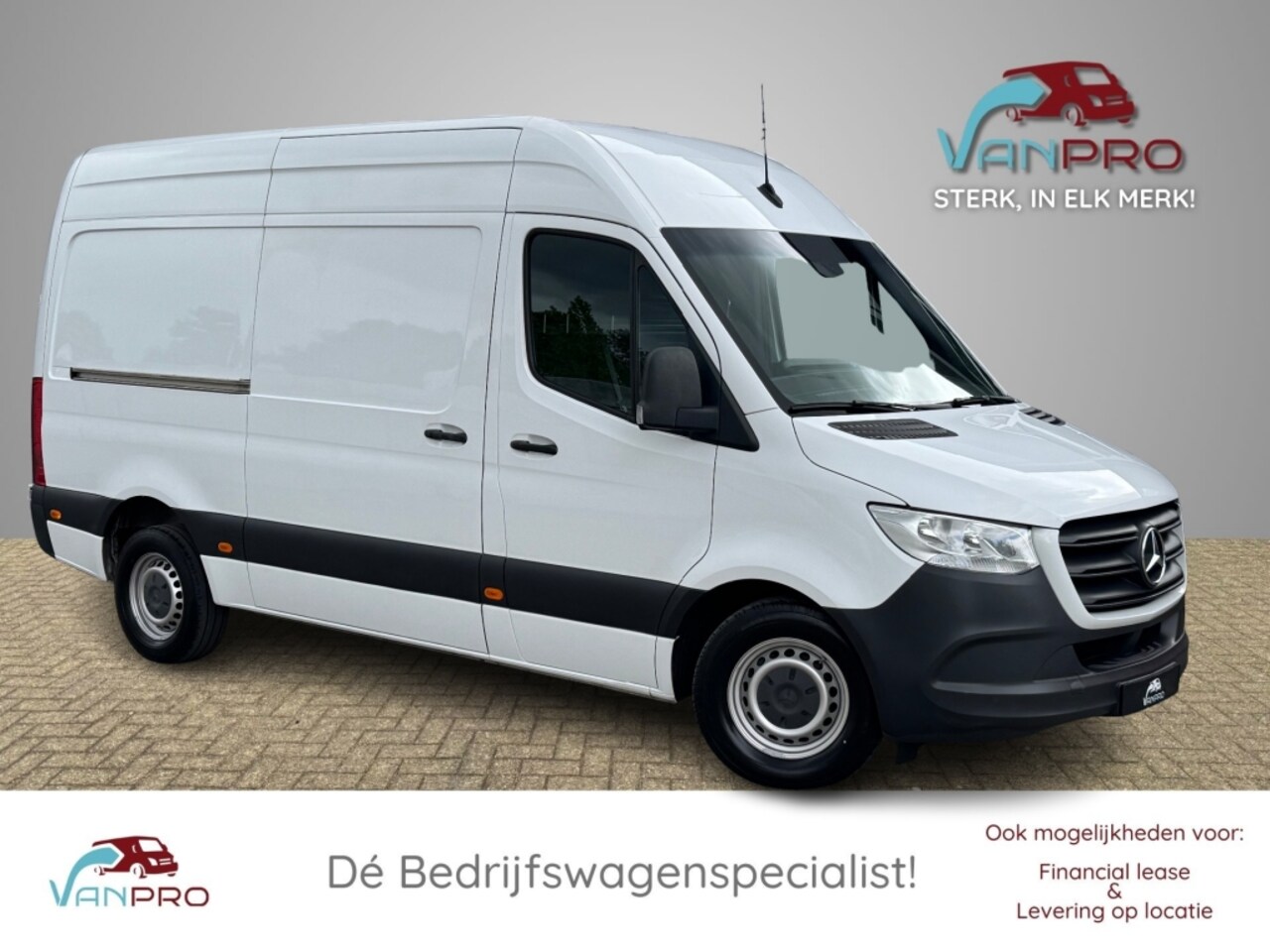 Mercedes-Benz Sprinter - 316 CDI 163PK L2H2 RWD / Dealeronderhouden 1e eigenaar NAP / Navi / Airco - AutoWereld.nl