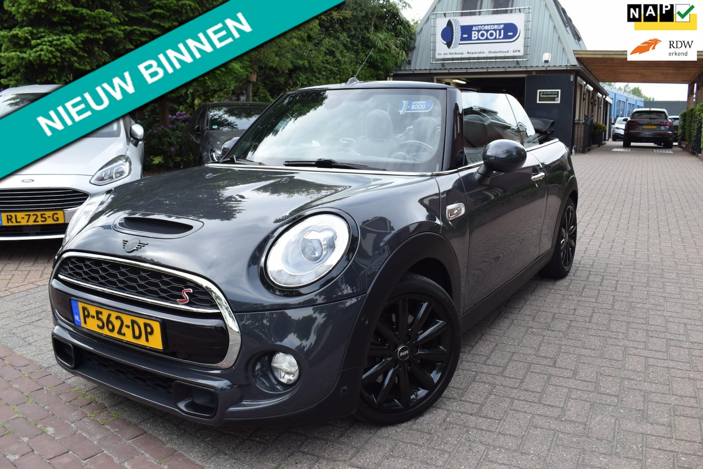 MINI Cabrio - Mini 2.0 Cooper S Chili 192PK Serious Business AUTOM CRUISE/NAVI/AIRCO-ECC/PDC V+A/CAMERA/ - AutoWereld.nl