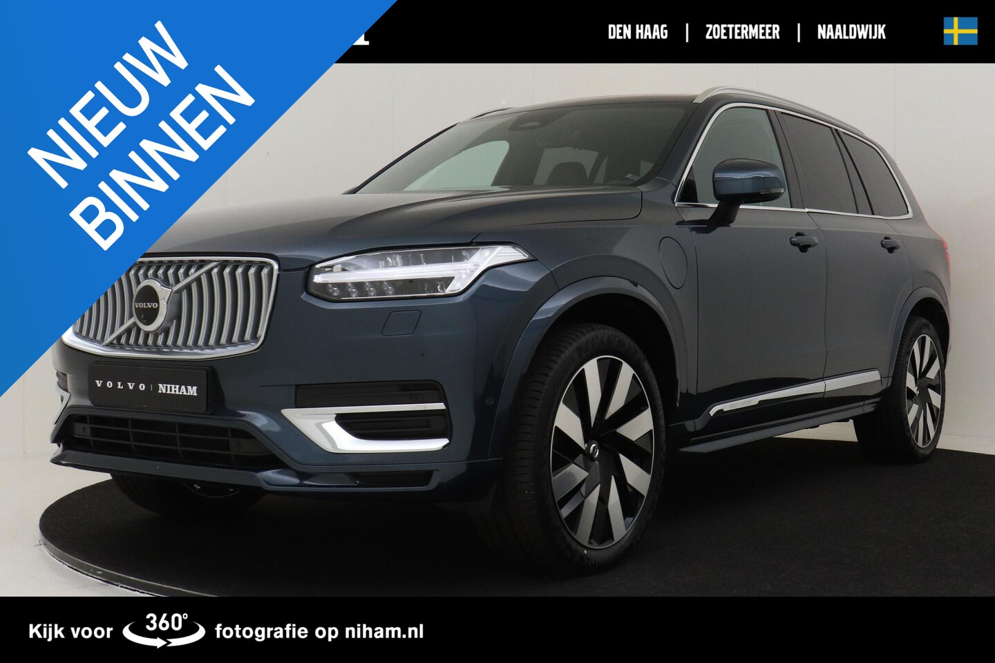 Volvo XC90 - T8 RECHARGE AWD ULTIMATE BRIGHT *FULL OPTIONS* -PANO.DAK|BOWERS&WILKINS|GEVENT.LEDER+MASSA - AutoWereld.nl