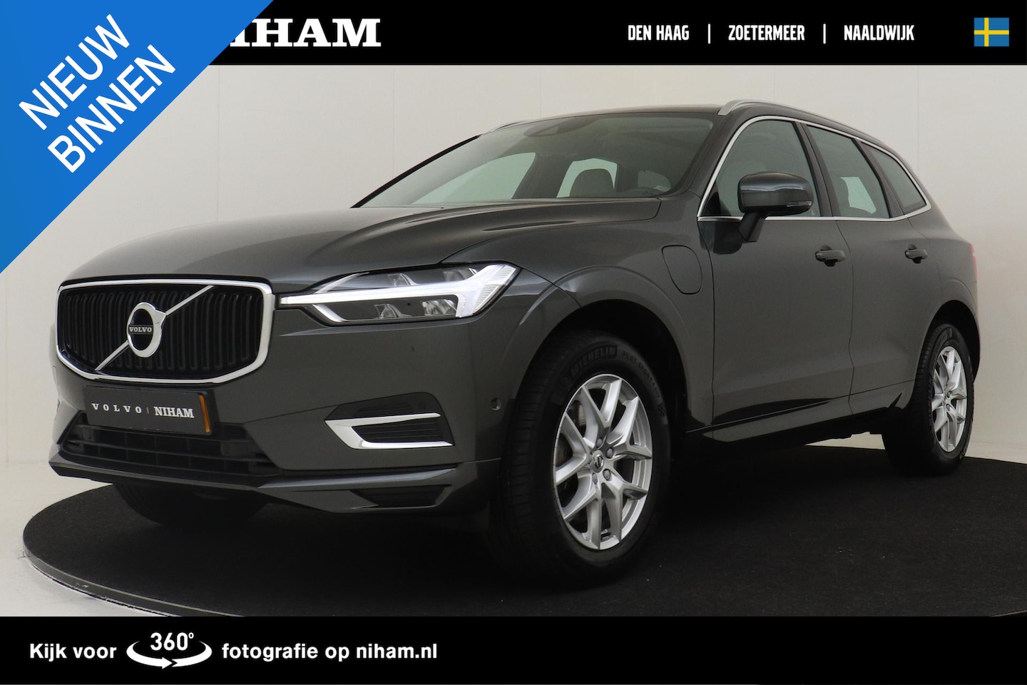 Volvo XC60 - T8 TWIN ENGINE MOMENTUM PRO -PANO.DAK|KEYLESS|ADAP.CRUISE|BLIS|CARPLAY|TREKHAAK|AUT.PARKER - AutoWereld.nl