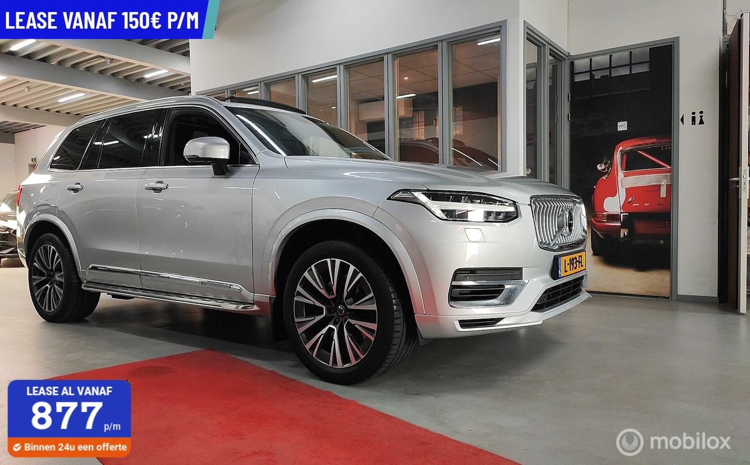 Volvo XC90 - 2.0 T8 Twin Engine AWD Inscription 7 ZIT PANORAMA LEER PANORAMA 360 CAMERA VOL OPTIES - AutoWereld.nl