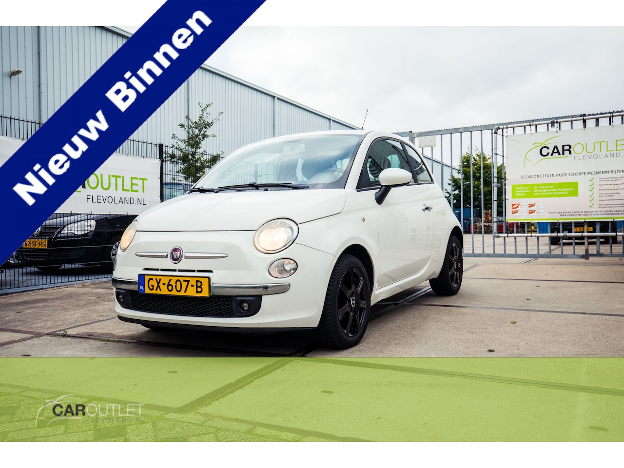 Fiat 500 - 1.2 Pop Vlotte Fiat 500 met 4 cylinder motor! Volledig uitgevoerd. Volledige onderhoudshis - AutoWereld.nl