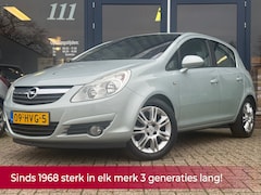 Opel Corsa - 1.4-16V Cosmo 5 deurs 90PK NL AUTO NAP Cruise l AIRCO ECC l Stoel& stuurverwarming l Leer