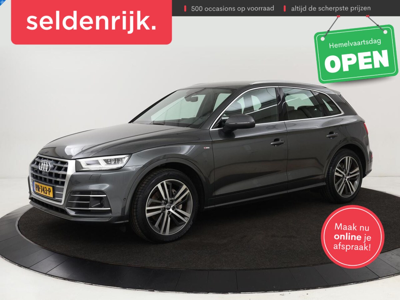 Audi Q5 - 2.0 TFSI quattro S Line | Bang & Olufsen | Leder | Luchtvering | 360 camera | Adaptive cru - AutoWereld.nl